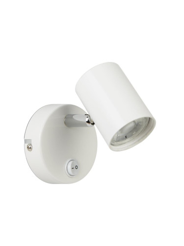 Searchlight - LED Стенен прожектор ROLLO 1xLED/4W/230V бяла