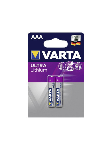 Varta 6103301402 - 2 бр. литиева батерия ULTRA AAA 1,5V