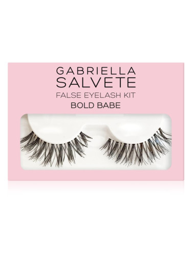 Gabriella Salvete False Eyelash Kit Bold Babe изкуствени мигли с лепило 1 бр.