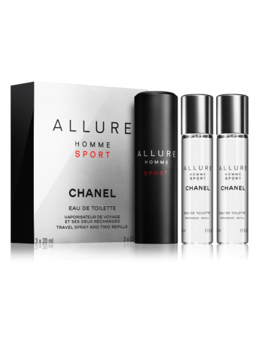 Chanel Allure Homme Sport тоалетна вода за мъже 3 x 20 мл.