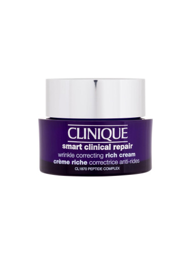 Clinique Smart Clinical Repair Wrinkle Correcting Rich Cream Дневен крем за лице за жени 50 ml