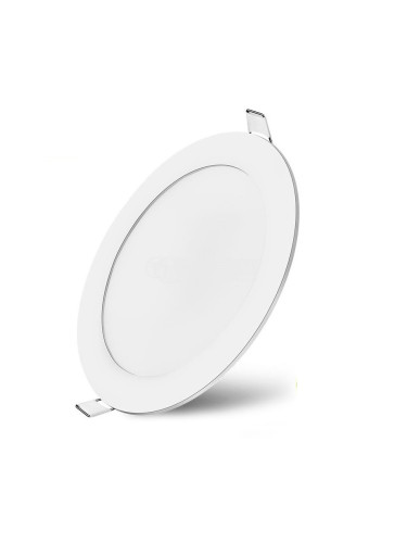 LED панел за вграждане 12W, кръг, 230VAC, 1120lm, 3000K, топлобял, ф170mm, BP01-61200