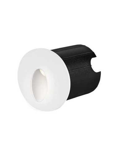 LED фасадна лампа VECTOR, 2W, 230VAC, 200lm, 3000K, топлобяла, IP65, BG38-02200, бял