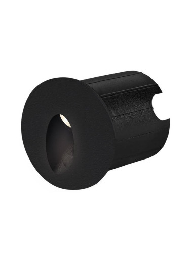 LED фасадна лампа VECTOR, 2W, 230VAC, 200lm, 3000K, топлобяла, IP65, BG38-02201, черен