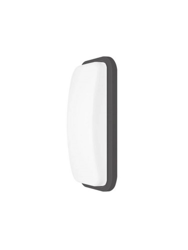 LED фасадна лампа Bulkhead, 15W, 230VAC, 1460lm, 4000K, неутрално бяла, IP65, BG38-00312, черен