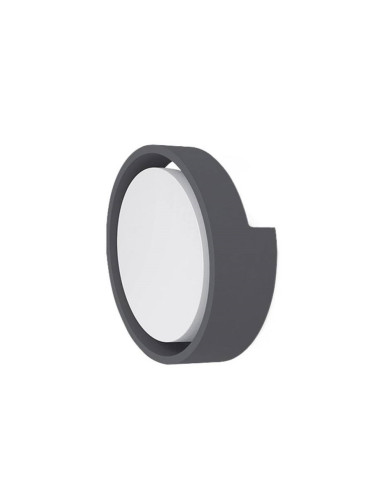 LED фасадна лампа Bulkhead, 12W, 230VAC, 1140lm, 4000K, неутрално бяла, IP65, BG38-00712, черен