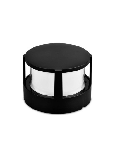 LED фасадна лампа Bulkhead, 15W, 230VAC, 1450lm, 3000K, топло бяла, IP65, BG38-01401, черен