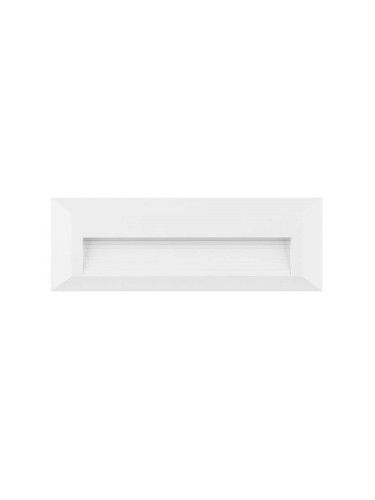 LED фасадна лампа Vekta, 3W, 230VAC, 190lm, 3000K, топло бяла, IP65, BG38-01900, бял