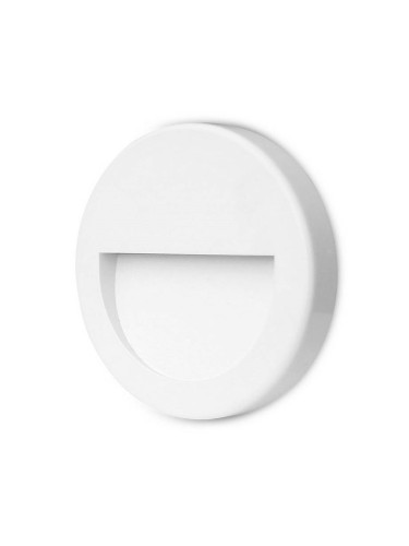 LED фасадна лампа Vekta, 3W, 230VAC, 190lm, 3000K, топло бяла, IP65, BG38-02000, бял