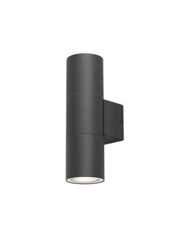 LED фасадно тяло RITA-S, 230VAC, 2xGU10, IP44, BG32-00322, 2 посоки, тъмно сив