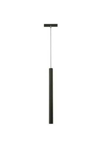 Магнитен LED прожектор за релса, висящ, 7W, 48VDC, 420lm, 3000K, топло бяла, BD62-00201, черен корпус