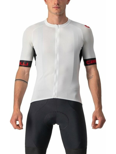 Castelli Entrata Vi Джърси Ivory/Light Black-Red 3XL