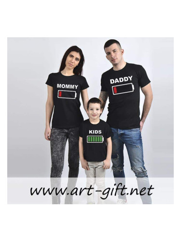 Комплект тениски - Mommy, Daddy and Kids
