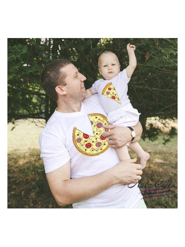Комплект Тениска + Боди - Pizza 2