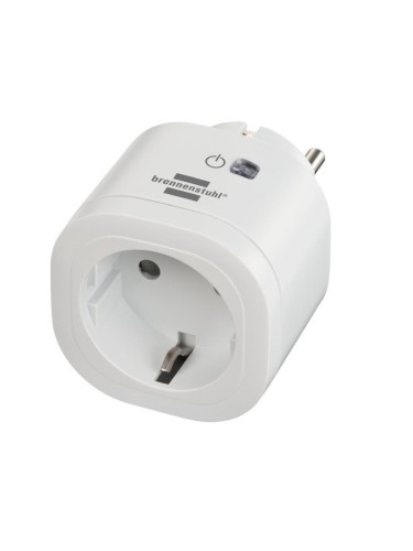Wi-Fi smart, адаптер за контакт, шуко, гласов контрол, 230VAC, 3000W, 1294850, BRENNENSTUHL