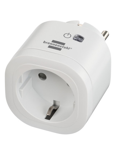 WiFi smart контакт, шуко, гласов контрол, 230VAC, 3000W, 1294850, BRENNENSTUHL