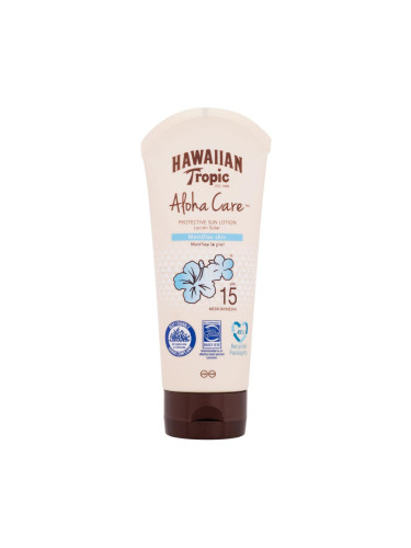 Hawaiian Tropic Aloha Care Protective Sun Lotion SPF15 Слънцезащитна козметика за тяло 180 ml