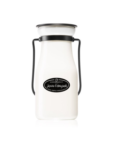 Milkhouse Candle Co. Creamery Jasmine & Honeysuckle ароматна свещ Milkbottle 227 гр.
