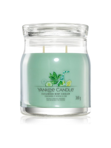 Yankee Candle Cucumber Mint Cooler ароматна свещ Signature 368 гр.