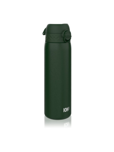 Ion8 Leak Proof неръждаема бутилка за вода Dark Green 600 мл.