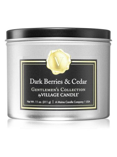 Village Candle Gentlemen's Collection Dark Berries & Cedar ароматна свещ 311 гр.