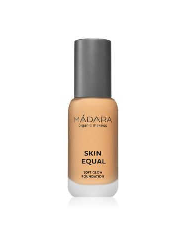 MÁDARA Skin Equal озаряващ фон дьо тен за естествен вид SPF 15 цвят #50 Golden Sand 30 мл.