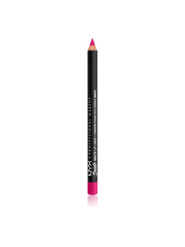 NYX Professional Makeup Suede Matte  Lip Liner матиран молив за устни цвят 60 Clinger 1 гр.
