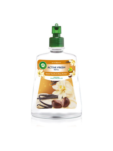 Air Wick Active Fresh Sweet Vanilla & Shea Butter ароматизатор за въздух пълнител 228 мл.