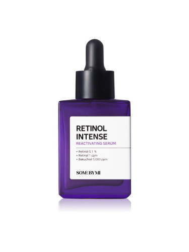 Some By Mi Retinol Intense Reactivating Serum ретинолов серум против бръчки за чувствителна кожа на лицето 30 мл.