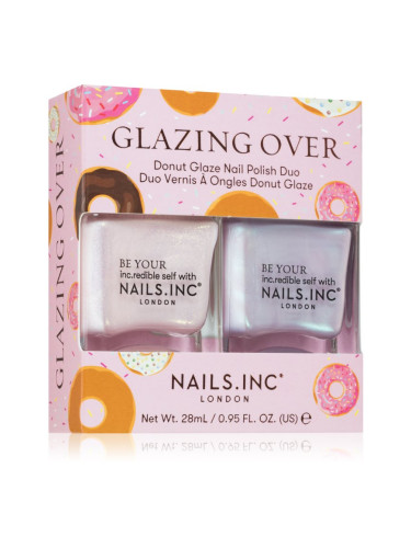 Nails Inc. Glazing Over Donut Glaze комплект лак за нокти