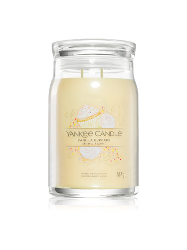 Yankee Candle Vanilla Cupcake ароматна свещ Signature 567 гр.
