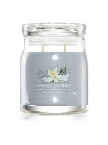 Yankee Candle Smoked Vanilla & Cashmere ароматна свещ 368 гр.
