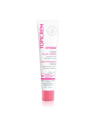 Topicrem Hydra+ лек хидратиращ дневен крем за нормална към смесена чувствителна кожа 40 мл.