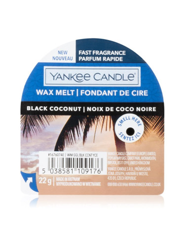 Yankee Candle Black Coconut восък за арома-лампа 22 гр.