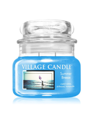 Village Candle Summer Breeze ароматна свещ  (Glass Lid) 262 гр.