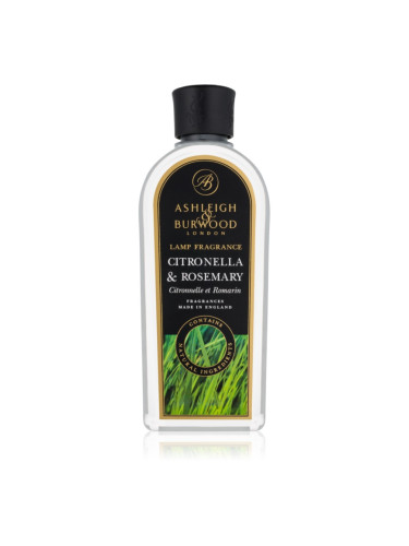 Ashleigh & Burwood London Lamp Fragrance Citronella & Rosemary пълнител за каталитична лампа 500 мл.