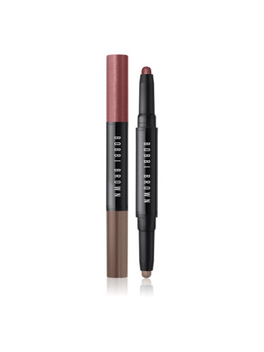 Bobbi Brown Long-Wear Cream Shadow Stick Duo сенки за очи в молив дуо цвят Bronze Pink / Espresso 1,6 гр.
