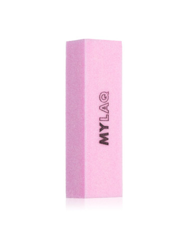 MYLAQ Polish Block полиращо блокче за нокти боя Pink 1 бр.