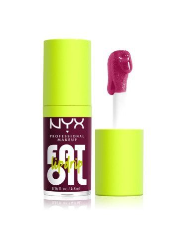 NYX Professional Makeup Fat Oil Lip Drip масло от нар цвят 04 That's Chic 4,8 мл.