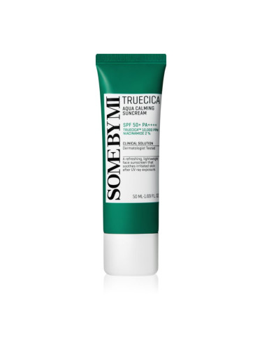 Some By Mi Truecica Aqua Calming Suncream успокояваща защитна емулсия SPF 50+ 50 мл.