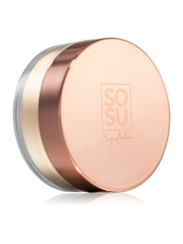 SOSU Cosmetics Face Focus матираща фиксираща пудра цвят 02 LowLight 11 гр.