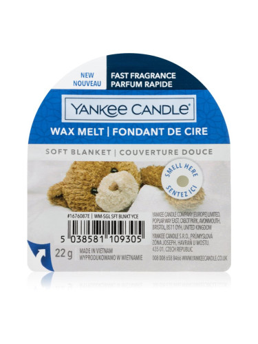 Yankee Candle Soft Blanket восък за арома-лампа 22 гр.