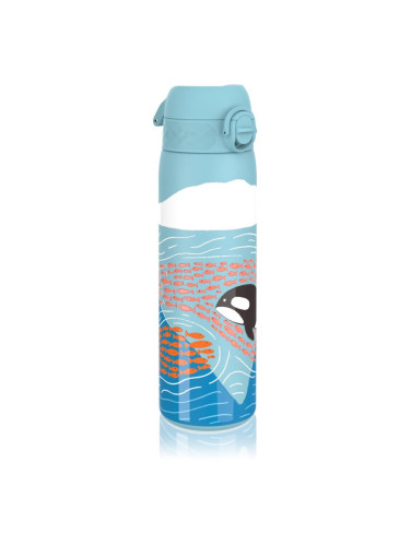 Ion8 Leak Proof неръждаема бутилка за вода за деца Big Whale 600 мл.