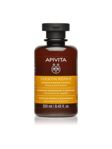 Apivita Keratin Repair Nourish Repair Shampoo почистващ шампоан 250 мл.