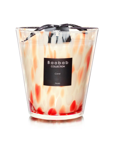 Baobab Collection Pearls Coral ароматна свещ 16 см