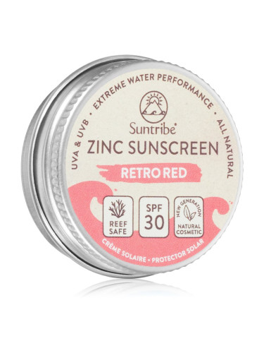 Suntribe Mini Zinc Sunscreen минерален защитен крем за лице и тяло SPF 50 Pretty Pink 15 гр.