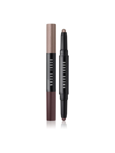 Bobbi Brown Long-Wear Cream Shadow Stick Duo сенки за очи в молив дуо цвят Pink Steel / Bark 1,6 гр.