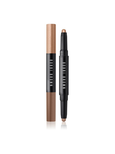 Bobbi Brown Long-Wear Cream Shadow Stick Duo сенки за очи в молив дуо цвят Golden Pink / Taupe 1,6 гр.
