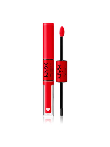 NYX Professional Makeup Shine Loud High Shine Lip Color течно червило със силен гланц цвят 17 - Rebel In Red 6,5 мл.