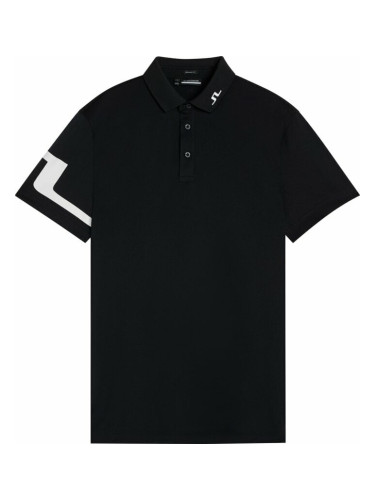 J.Lindeberg Heath Regular Fit Golf Black M Риза за поло